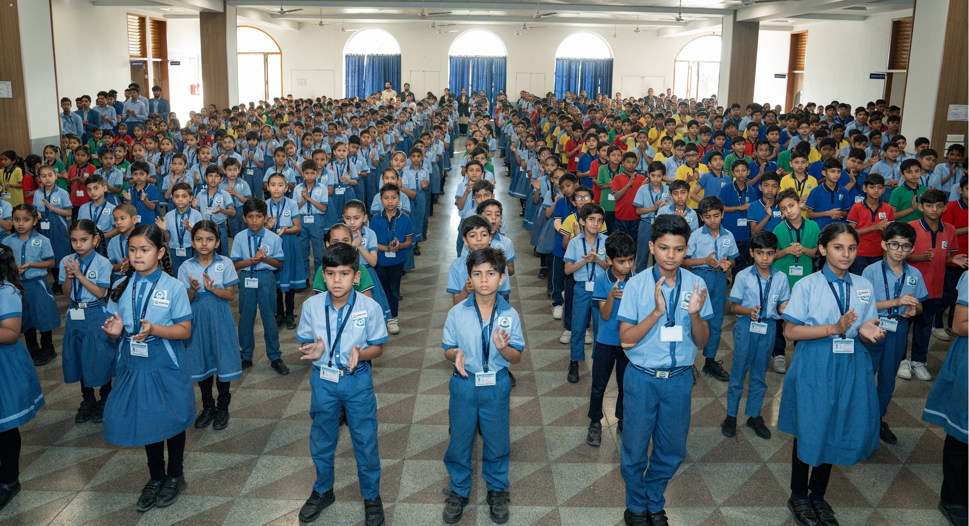 assembly area in AIM International School